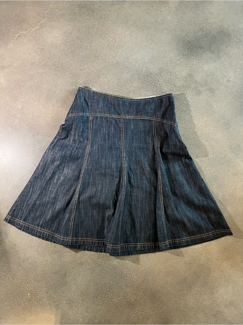 Boden Dark Blue Denim Skirt Size 10R